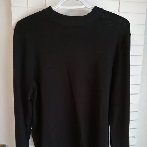 Black Tunic Sweater - Picture 1 of 3